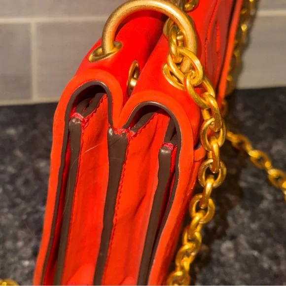 TORY BURCH ALEXA CONVERTIBLE SHOULDER BAG IN SAMBA.. Retail $475 - Picture 12 of 15